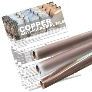copper antibacterial film covering with antimicrobial copper surfaces for extra safety against viruses and bacteria