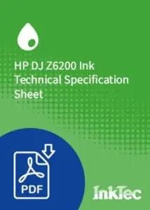 HP DJ Z6200 Ink Technical Specification Sheet